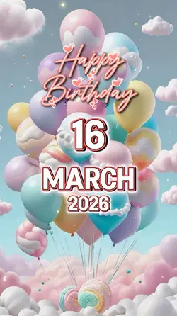 Birthday 16 March