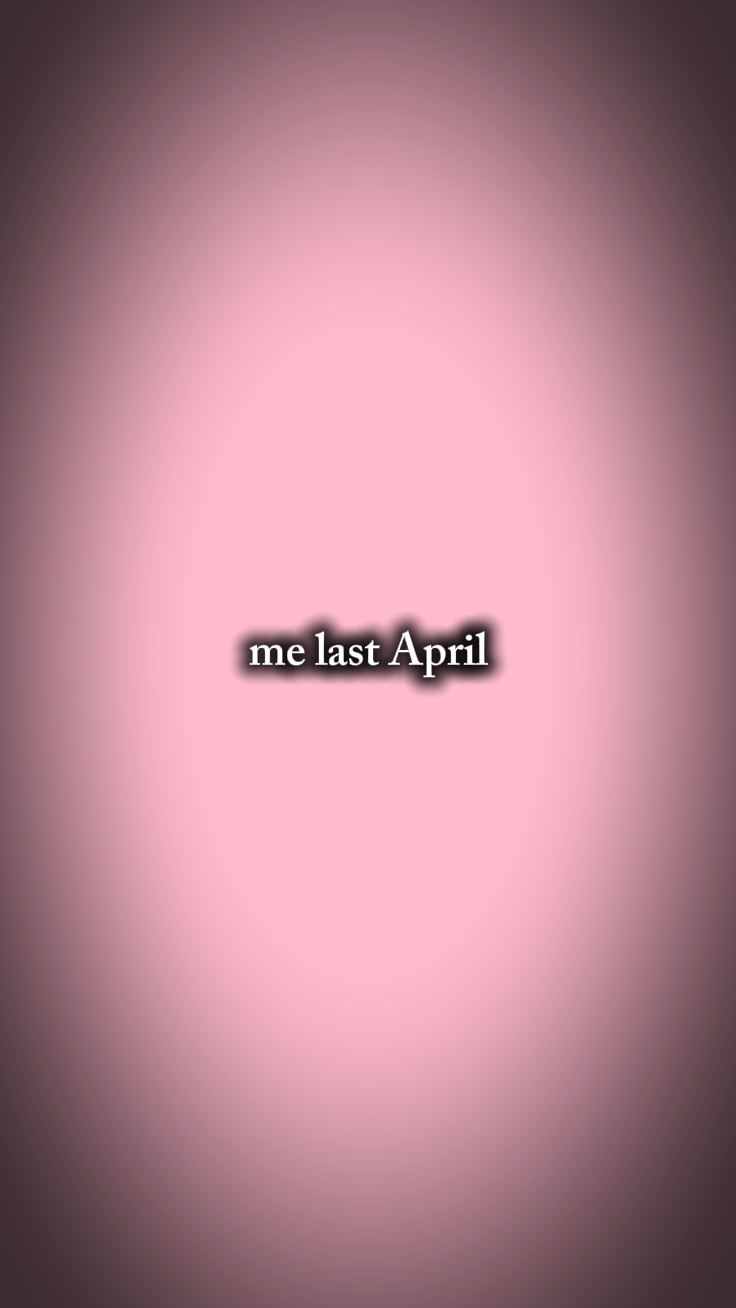 moi en avril dernier vs maintenant