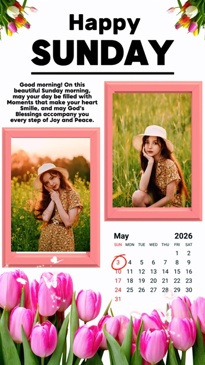Sunday 3 May 2026