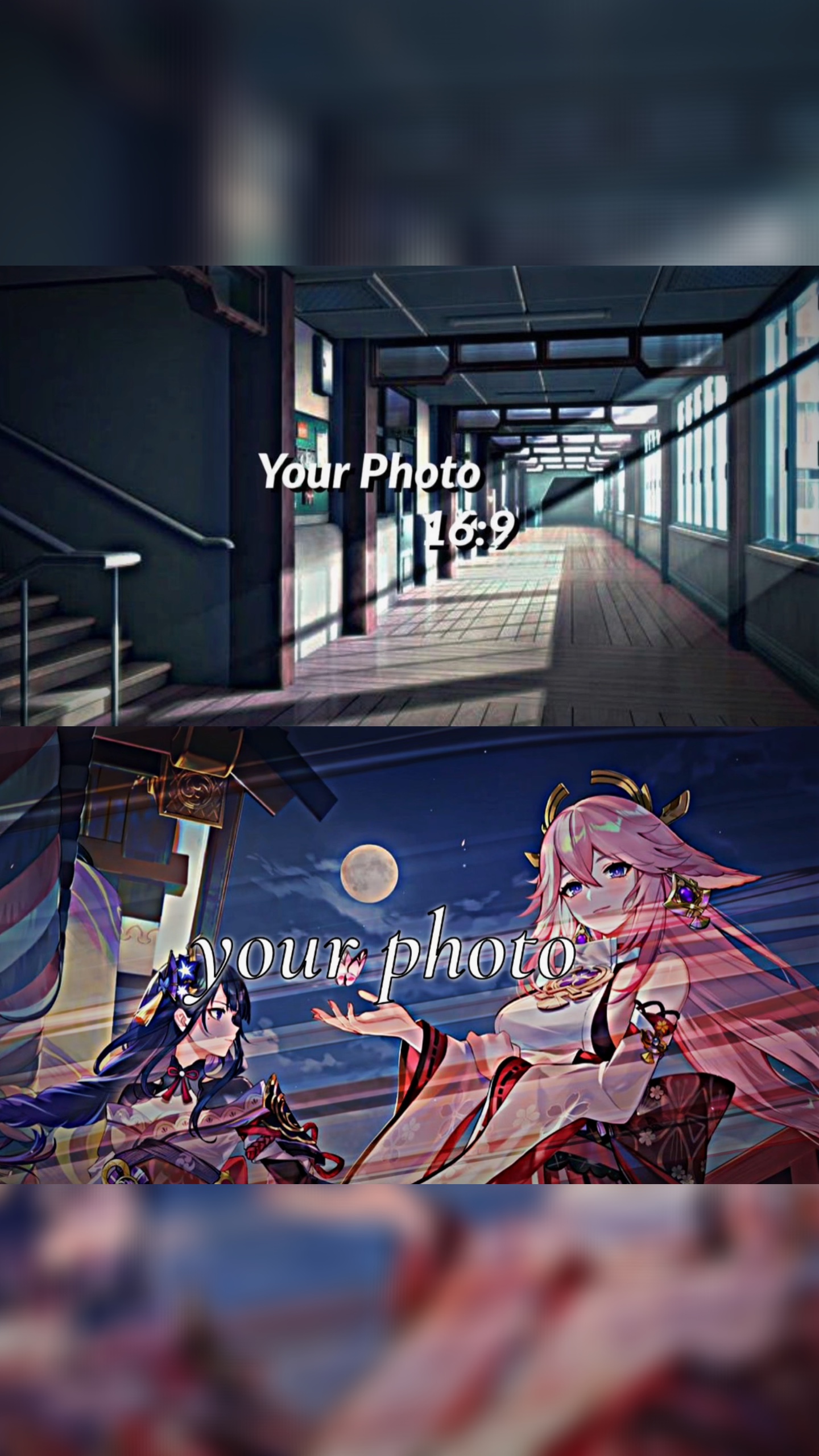 前のテンプレートの2画面です！