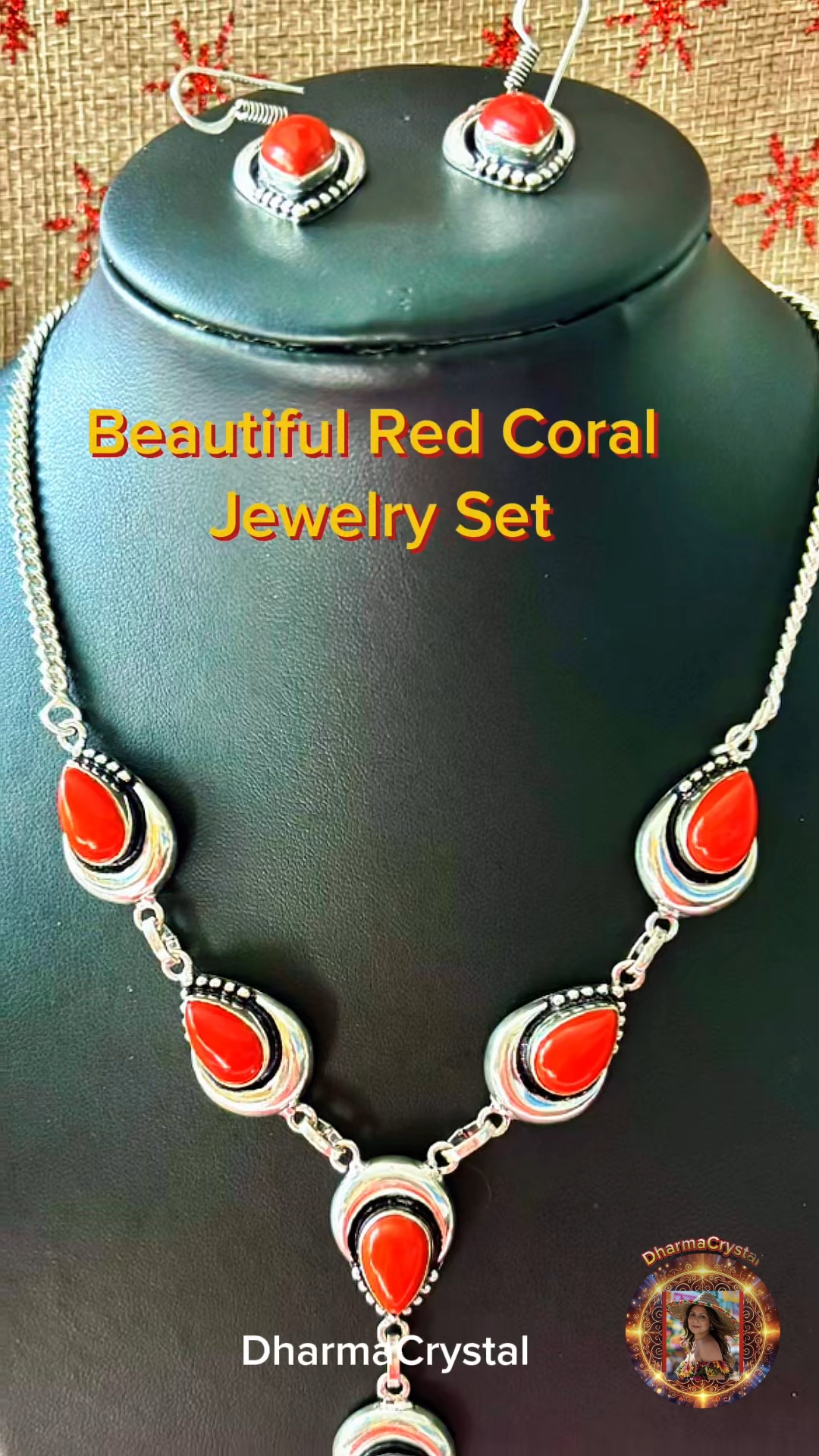 Ensemble de corail rouge
