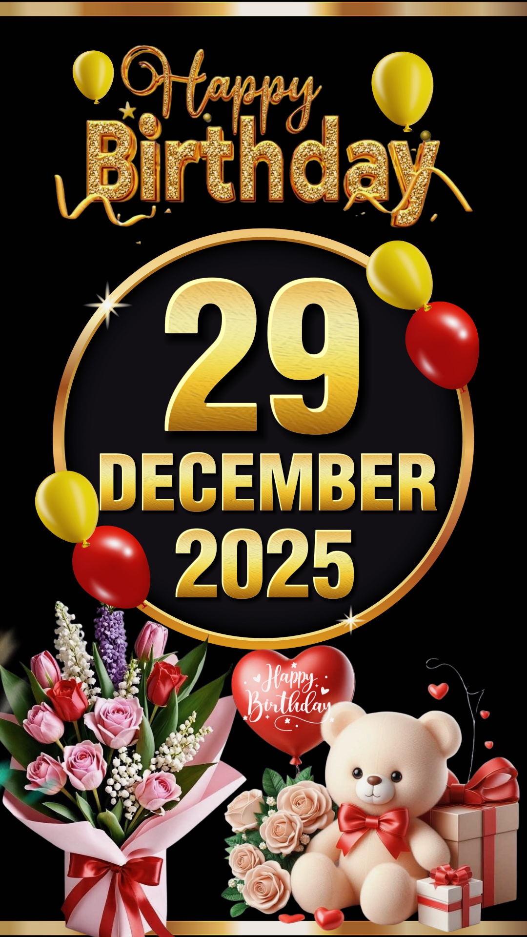 Aniversário 29 de dezembro de 2025