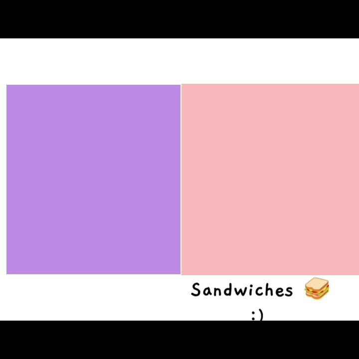 Sandwich edit