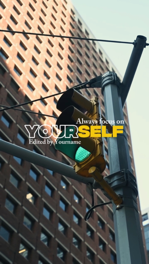 Focus on yourself 