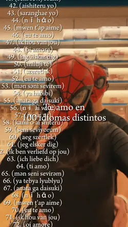 Te amo en 100 idioma