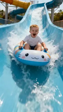 toboggan aquatique