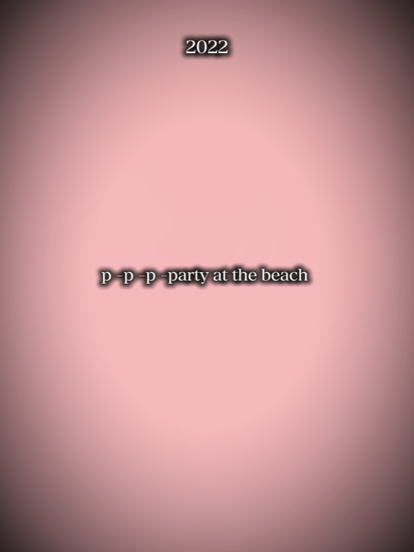 party at the beach 