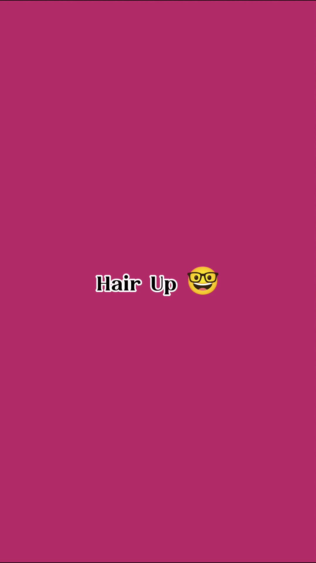 hair up