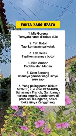 fakta unik 