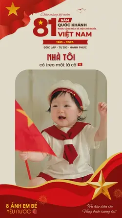 Nhà tôi có treo một