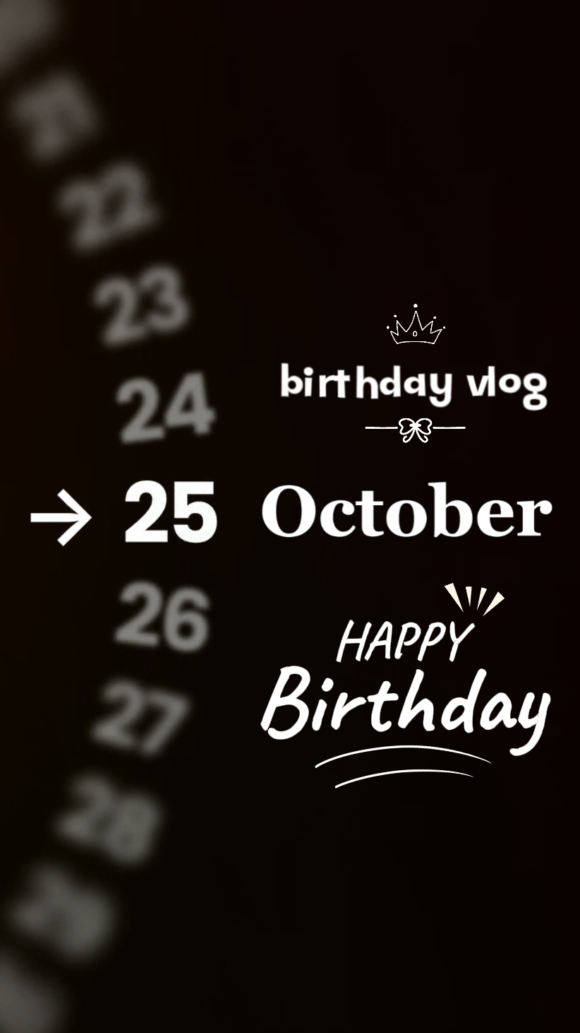 HBD 25 octobre