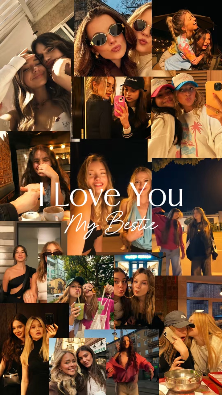Te amo, melhor amiga 