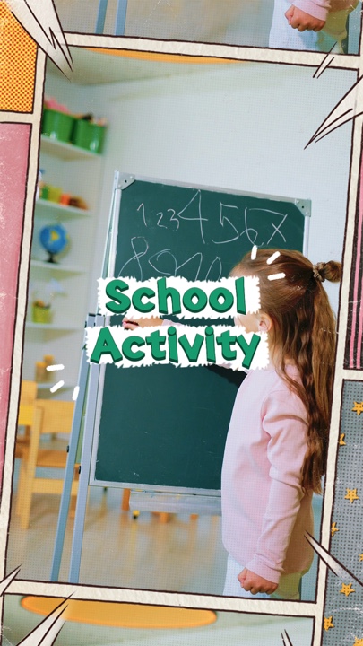Schulaktivität Kinder
