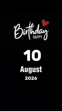 Hbd 10 August 2026