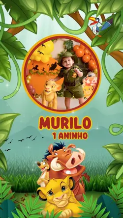 Moldura Rei Leão 