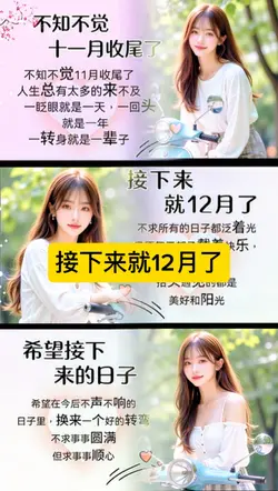 接下来就12月了