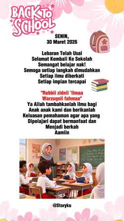 Kembali Ke Sekolah