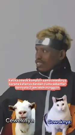 meme kambing kucing