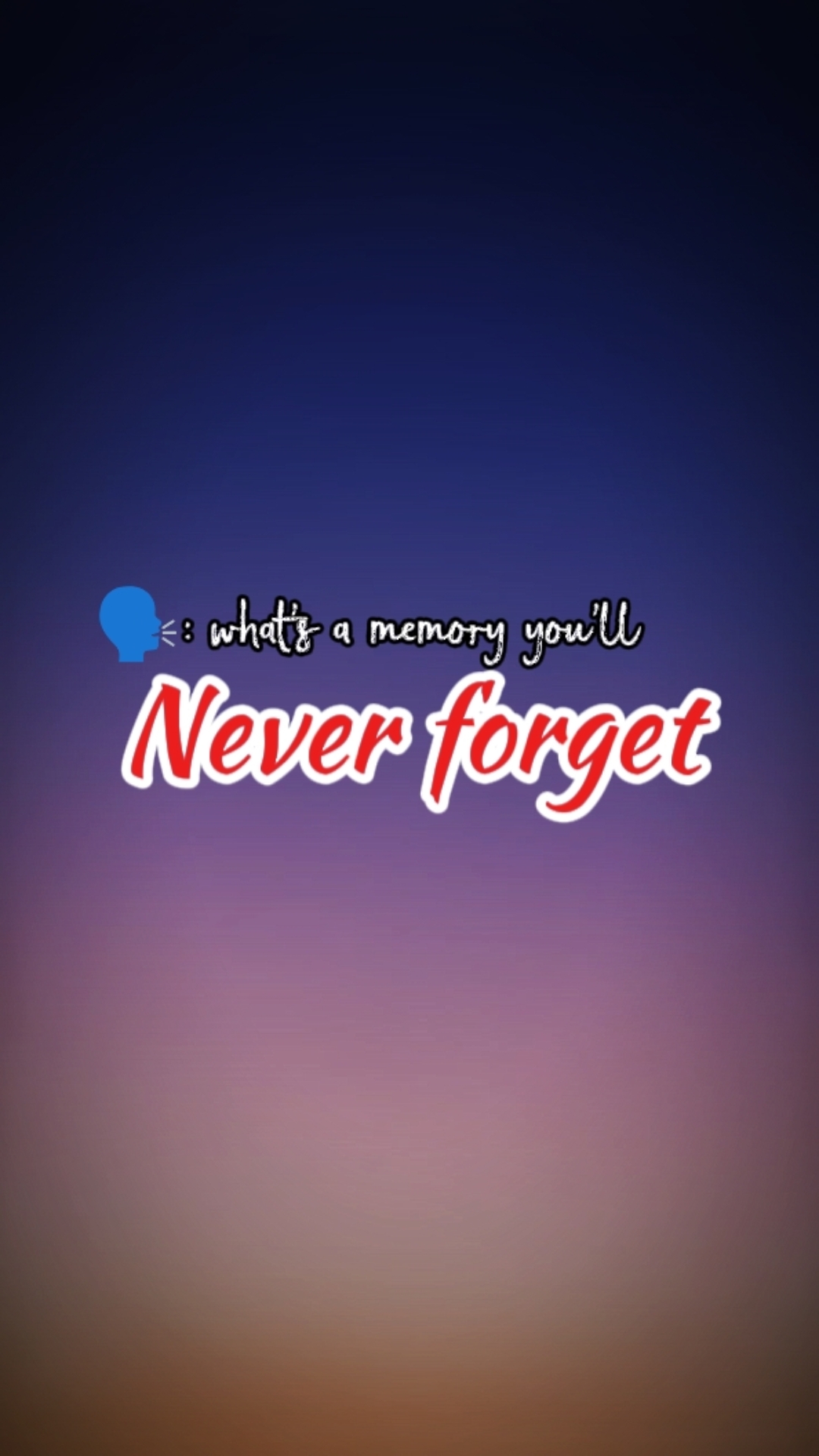 n'oublie jamais