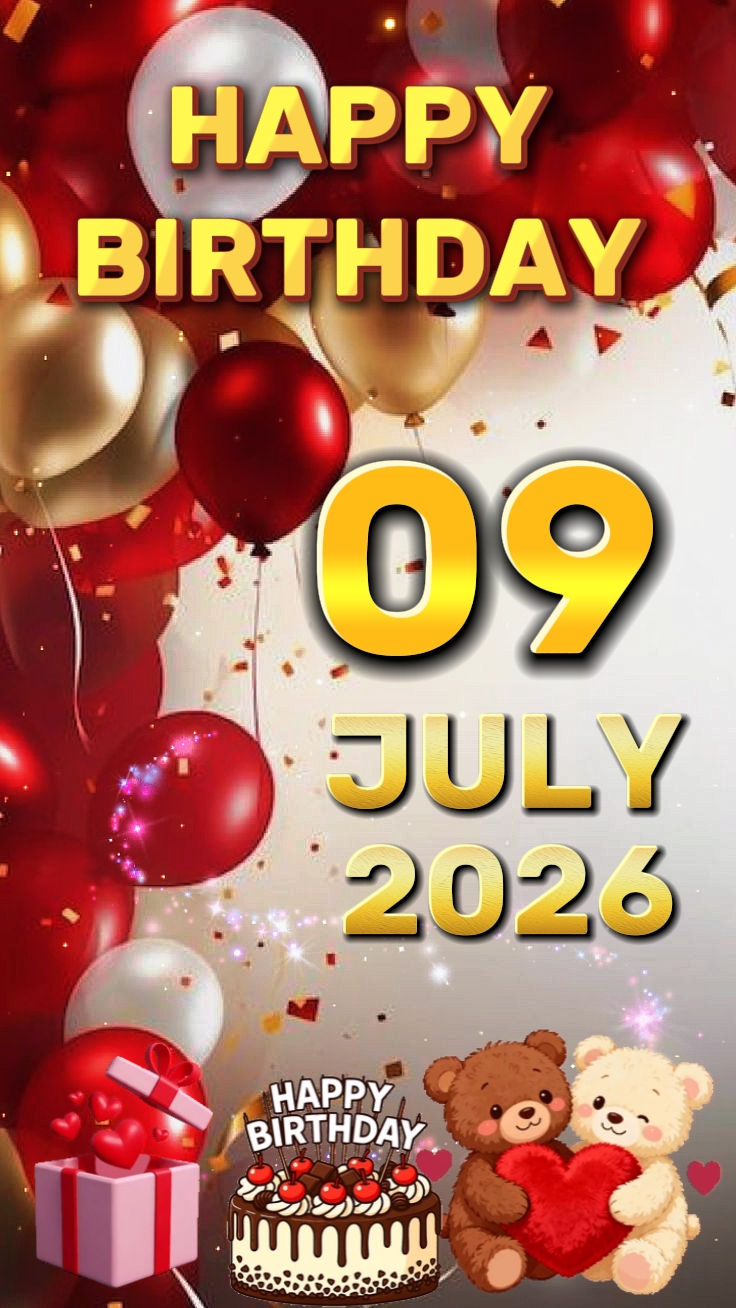 Ulang tahun 09 Juli 
