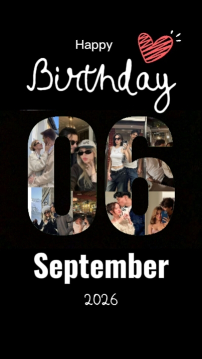 HBD 6th SEPTEMBER