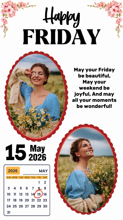 Friday 15 May 2026