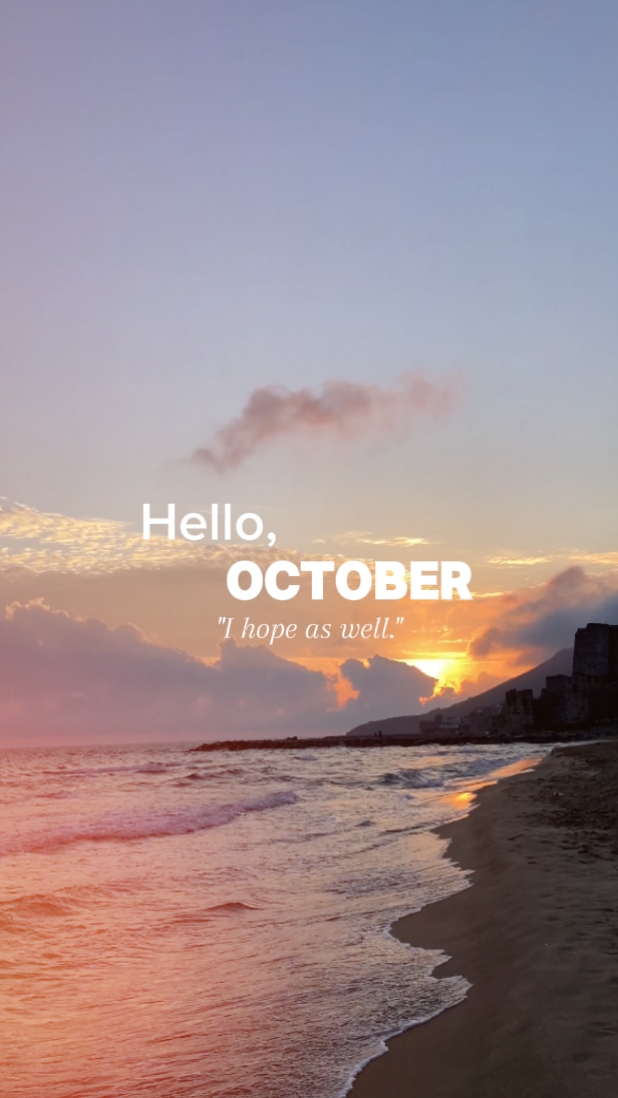 hello, October 2024
