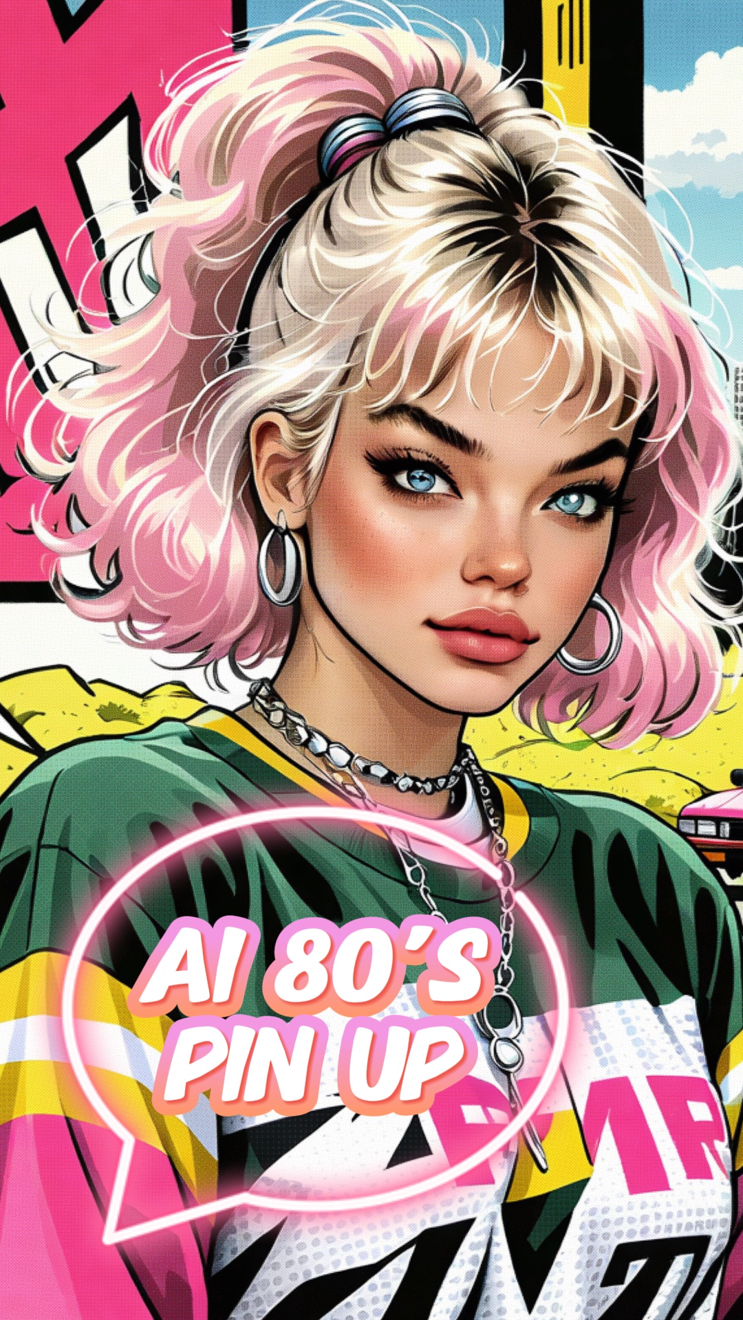 80 s PIN UP AI 