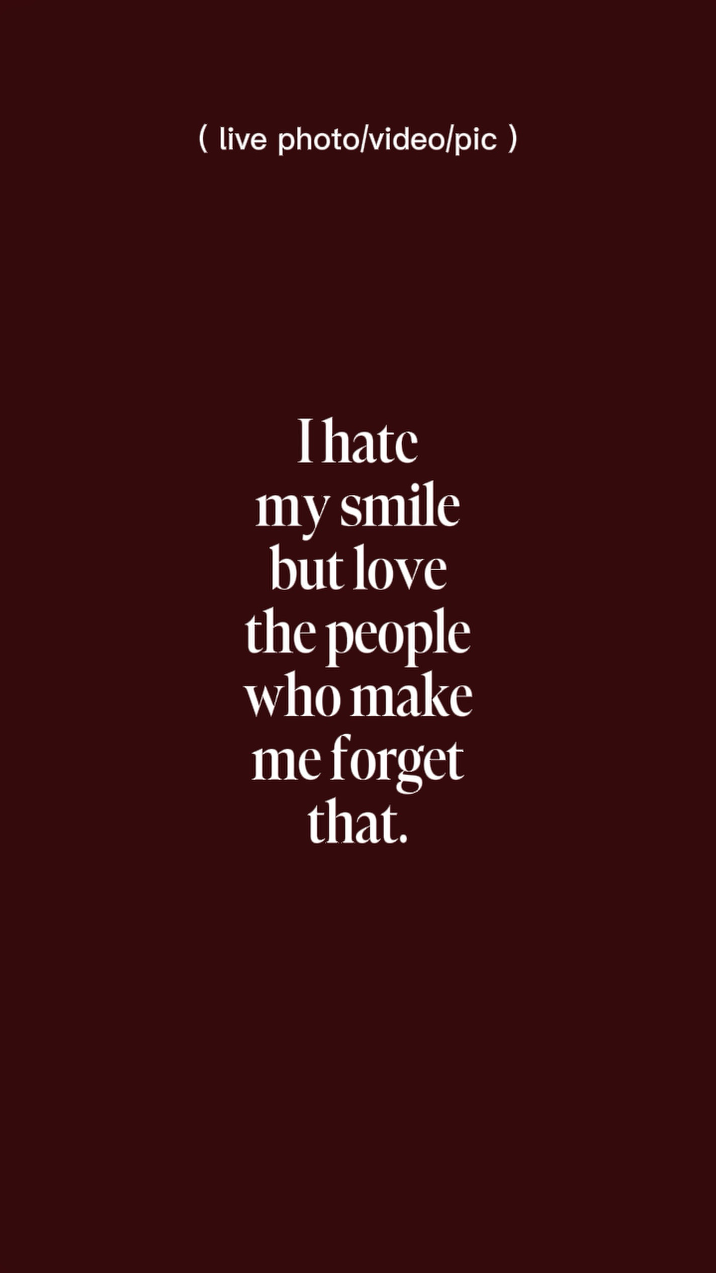 i hate my smile