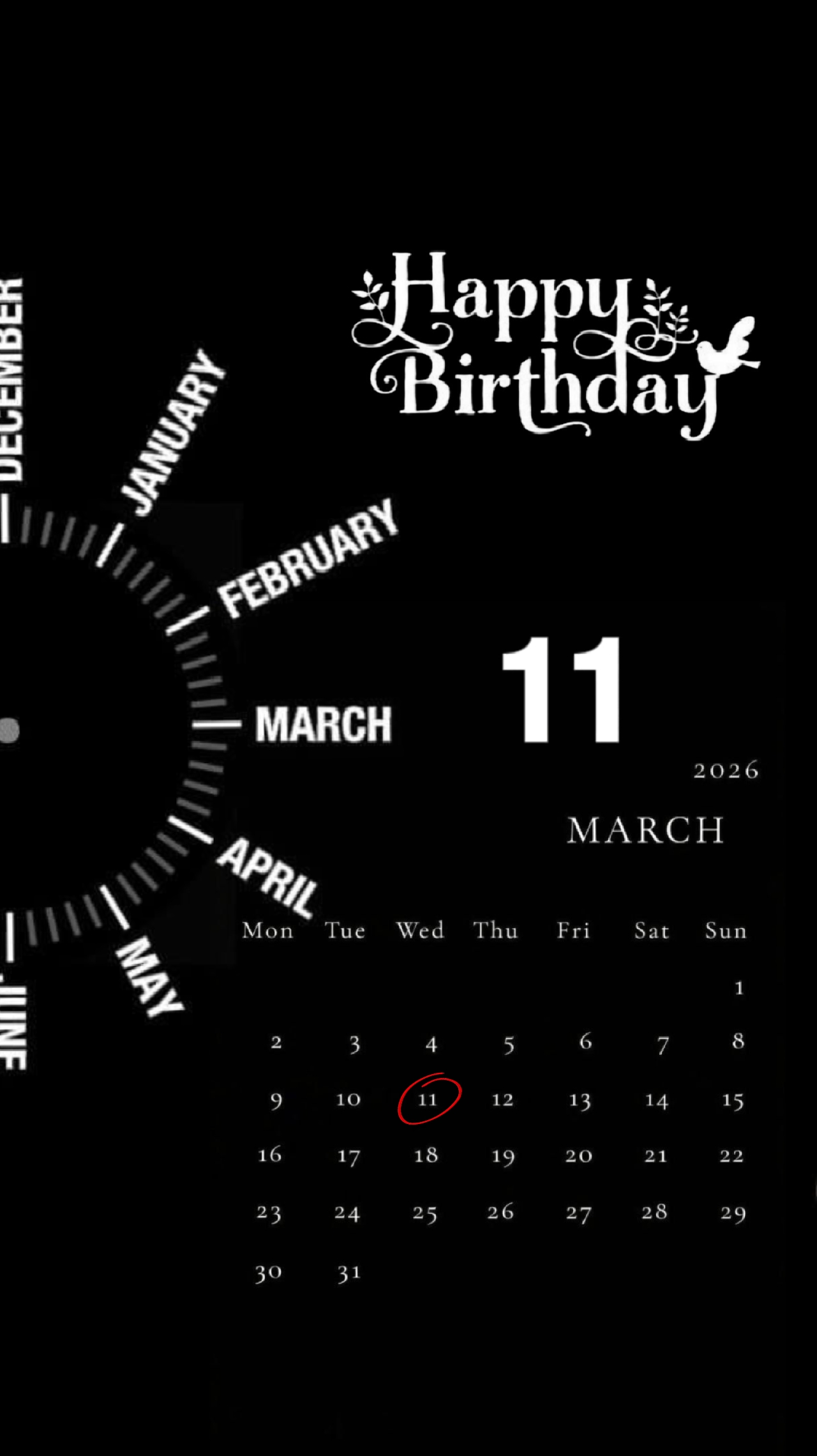HBD 11 MARET 