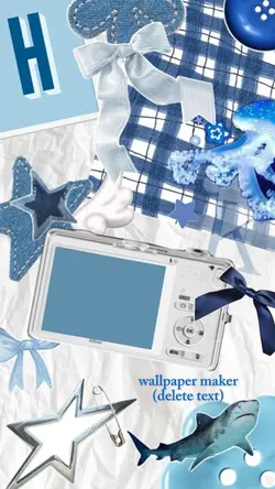 wallpaper cute blue