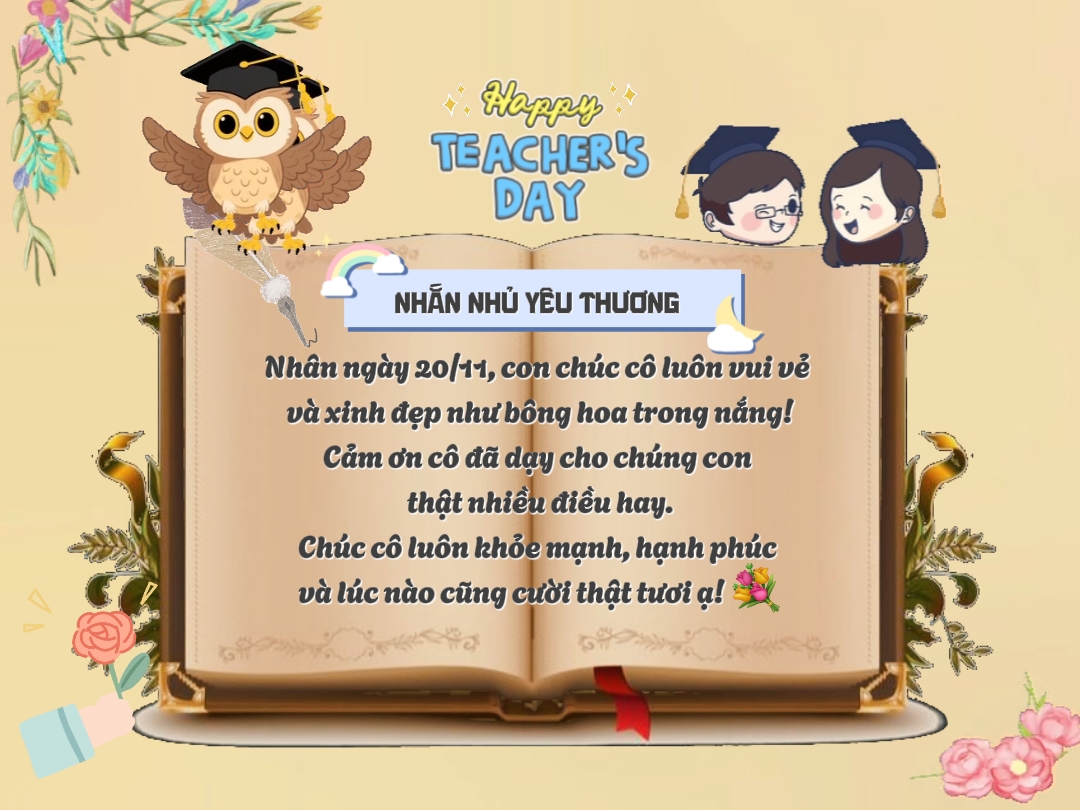 Feliz dia do professor