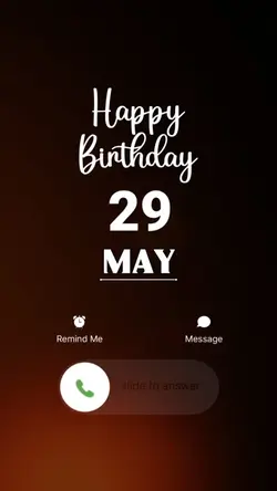 HBD 29 MAY 2026
