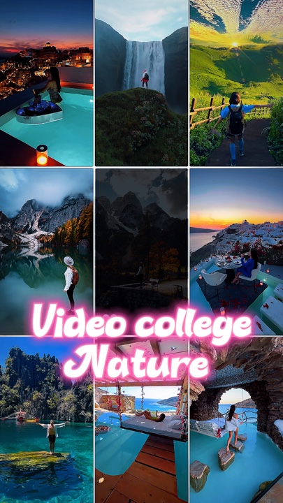 Video de la naturaleza universitaria