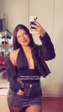 precisava ficar só..