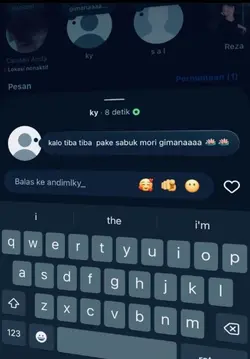 kalo tiba tiba pakek