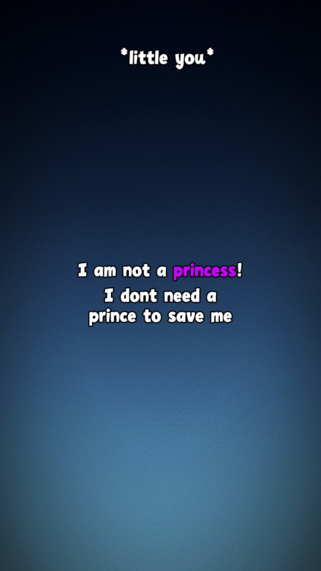 Je ne suis pas une princesse