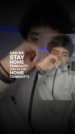 can u stay🏡 tonight?