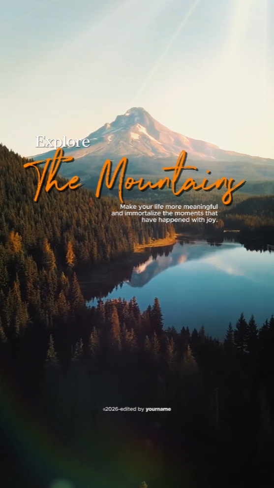 The mountains