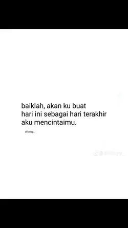 Terakhir mencintaimu