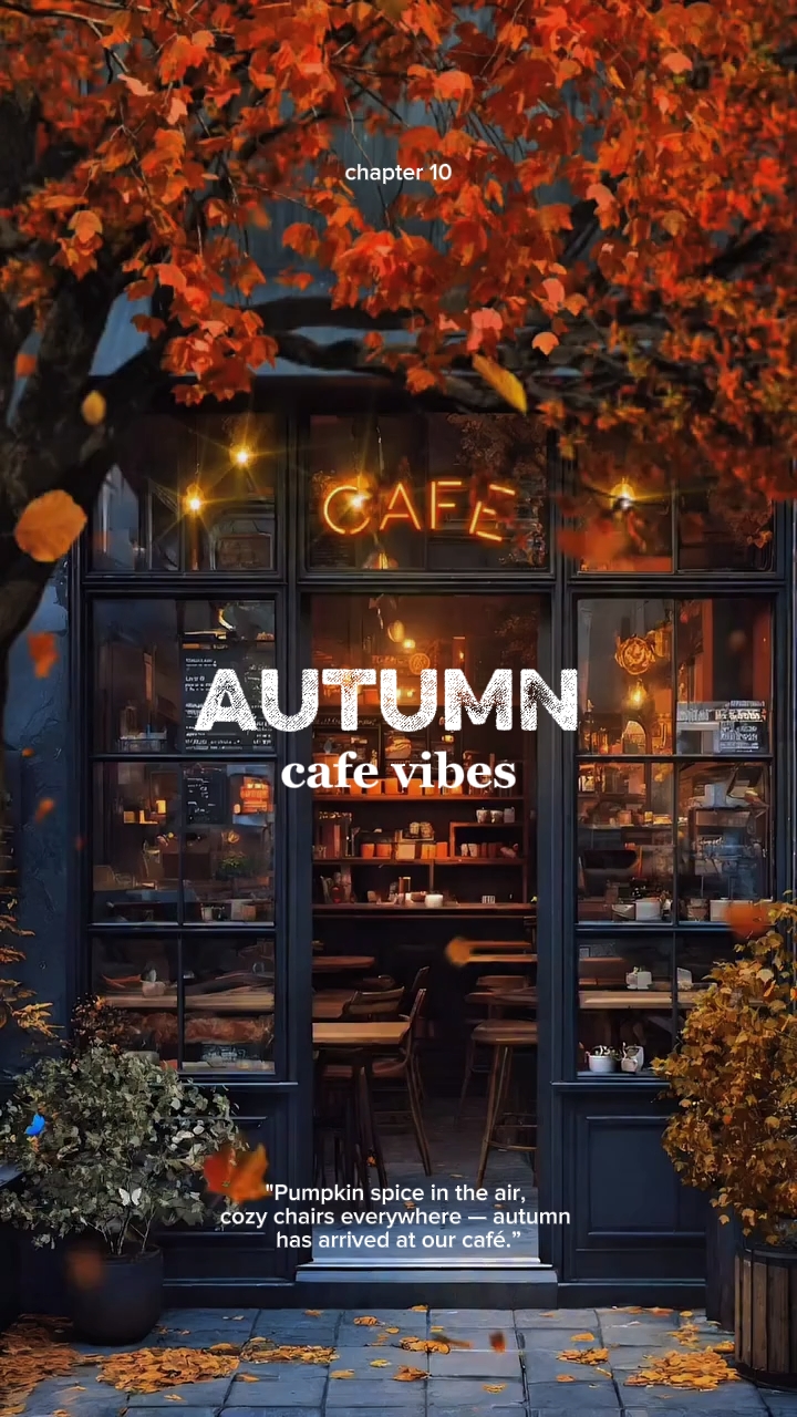 autumn cafe vibes 