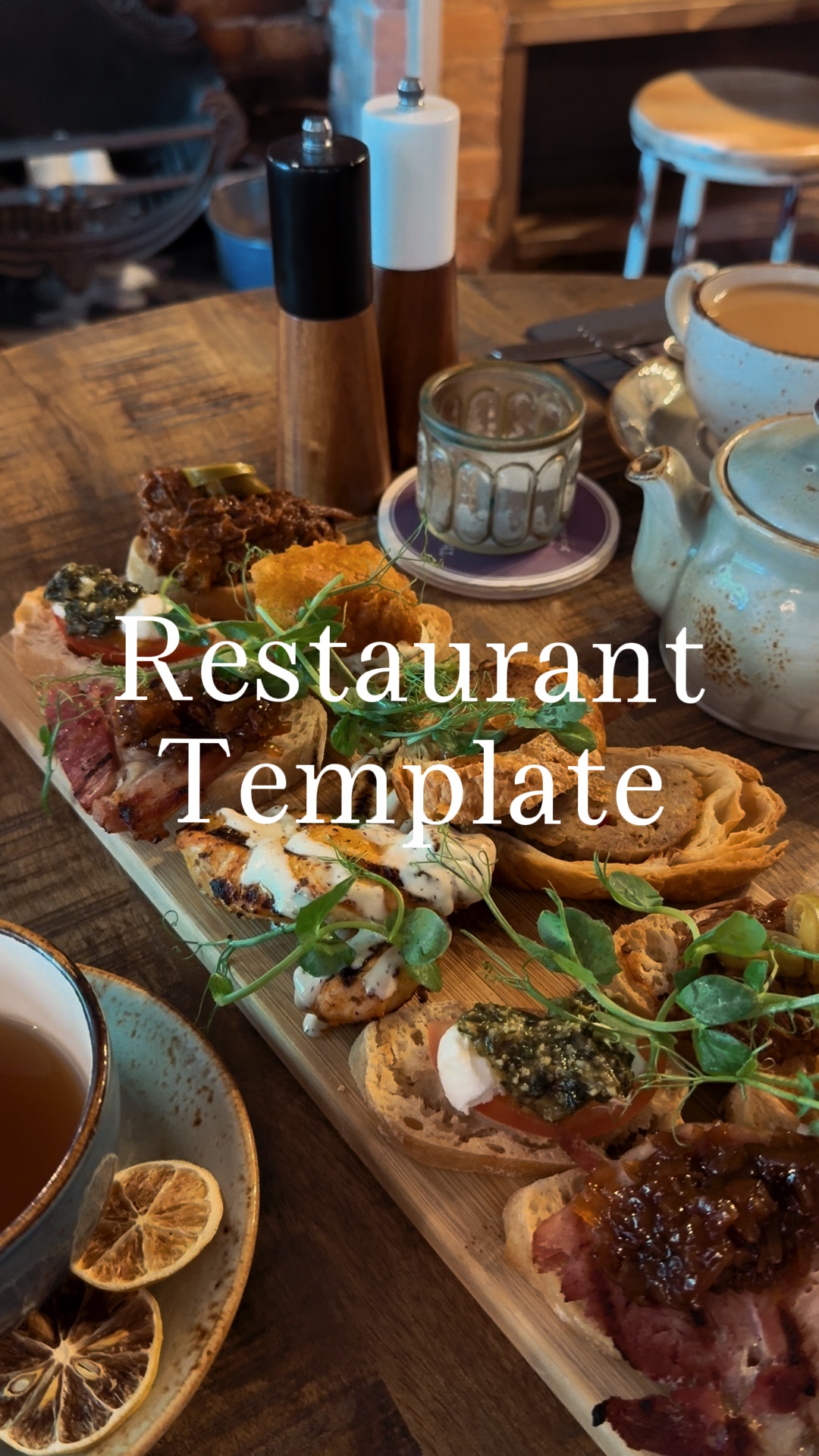 Plantilla De Restaurante