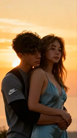 sunset couple