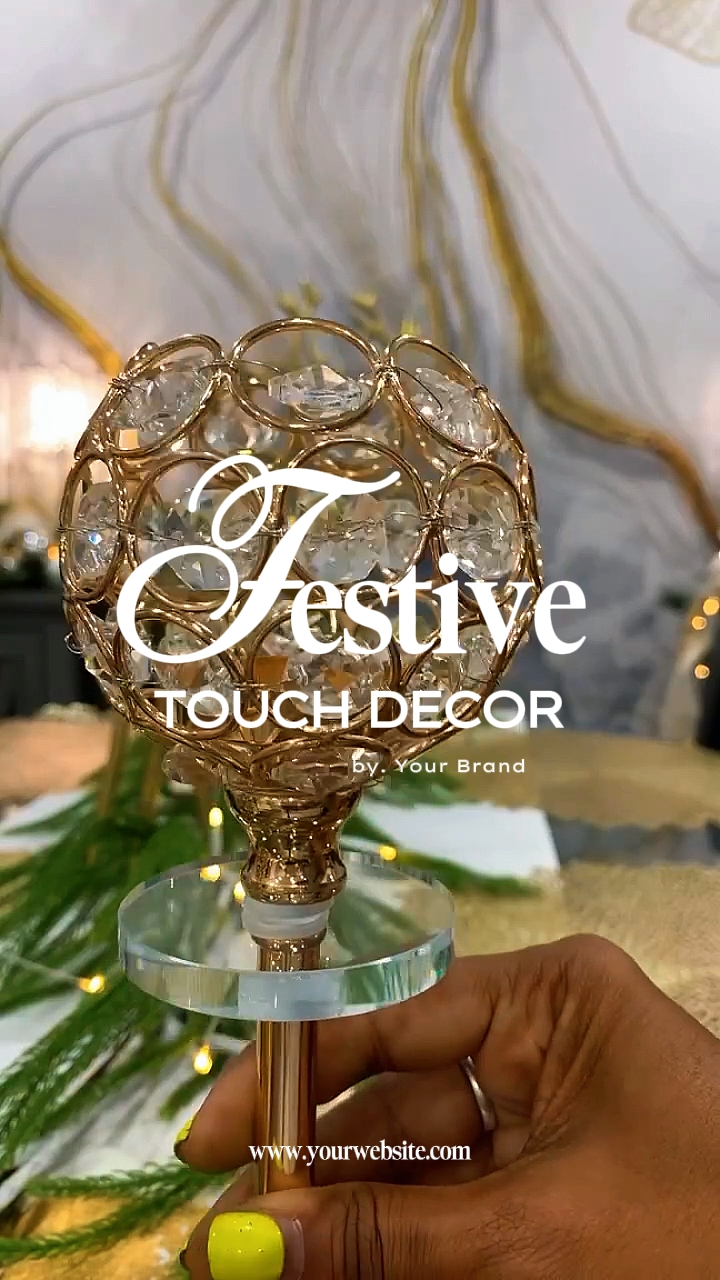 Decoração de toque festivo