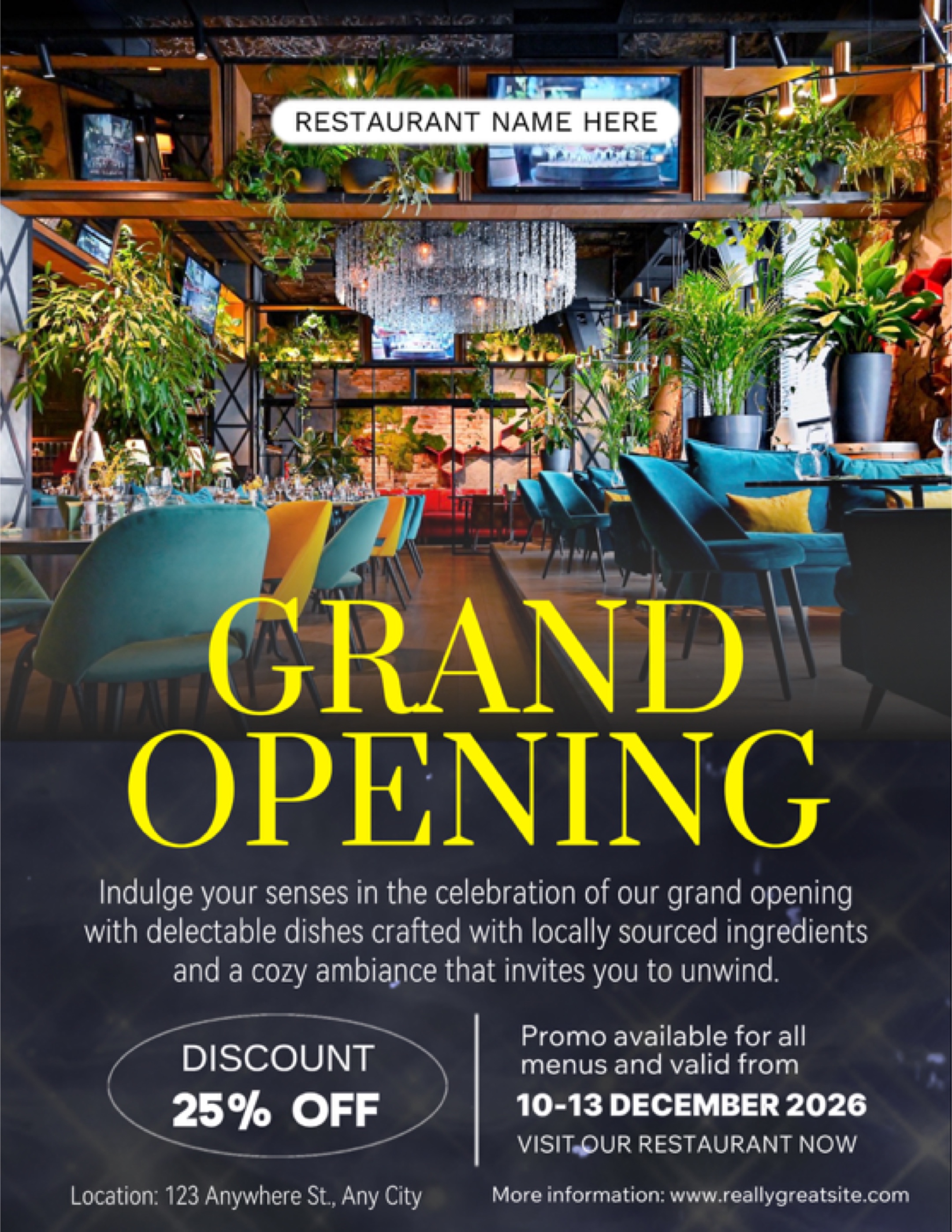 Pôster de inauguração