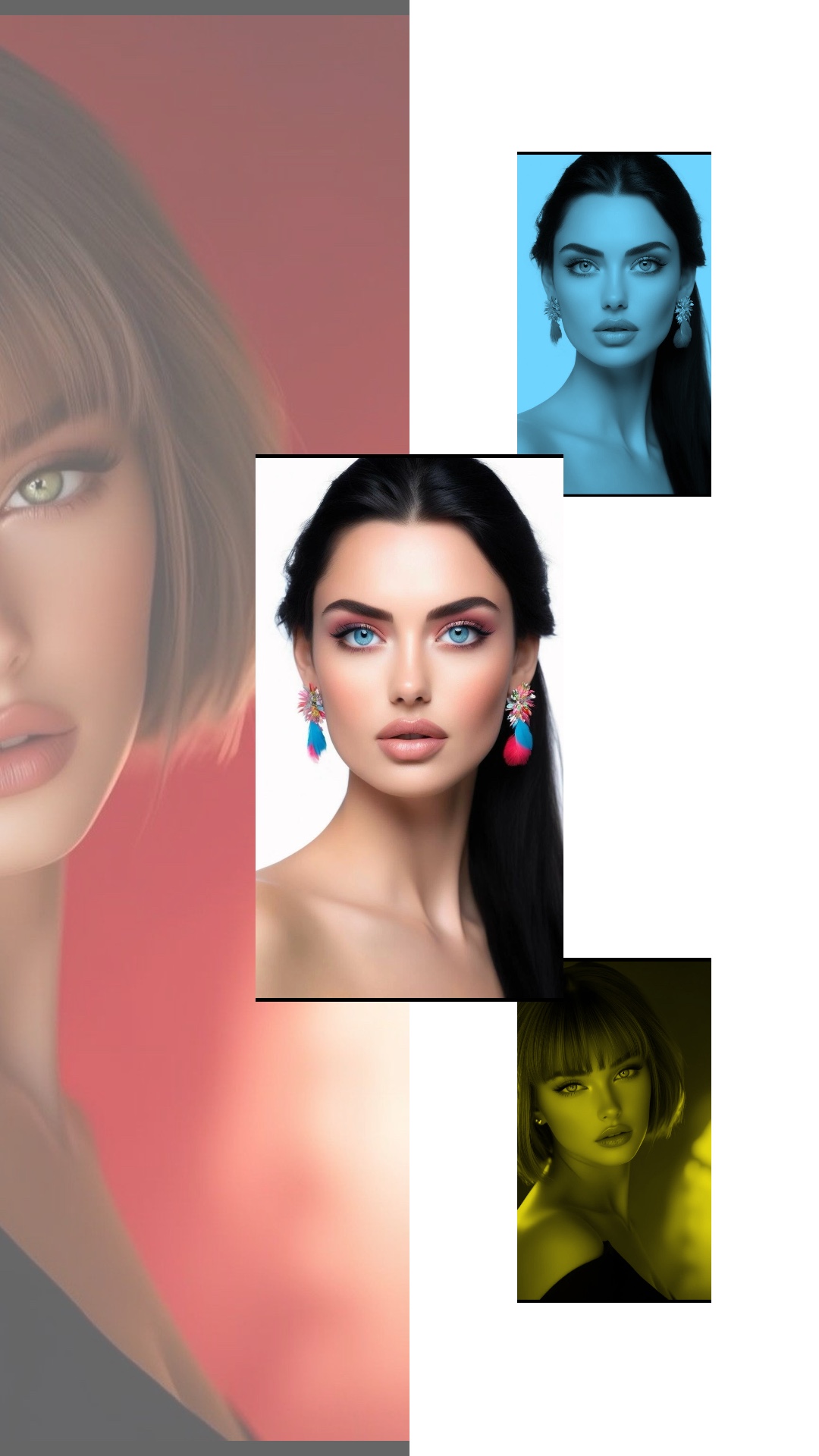 Modèle de photo tendance