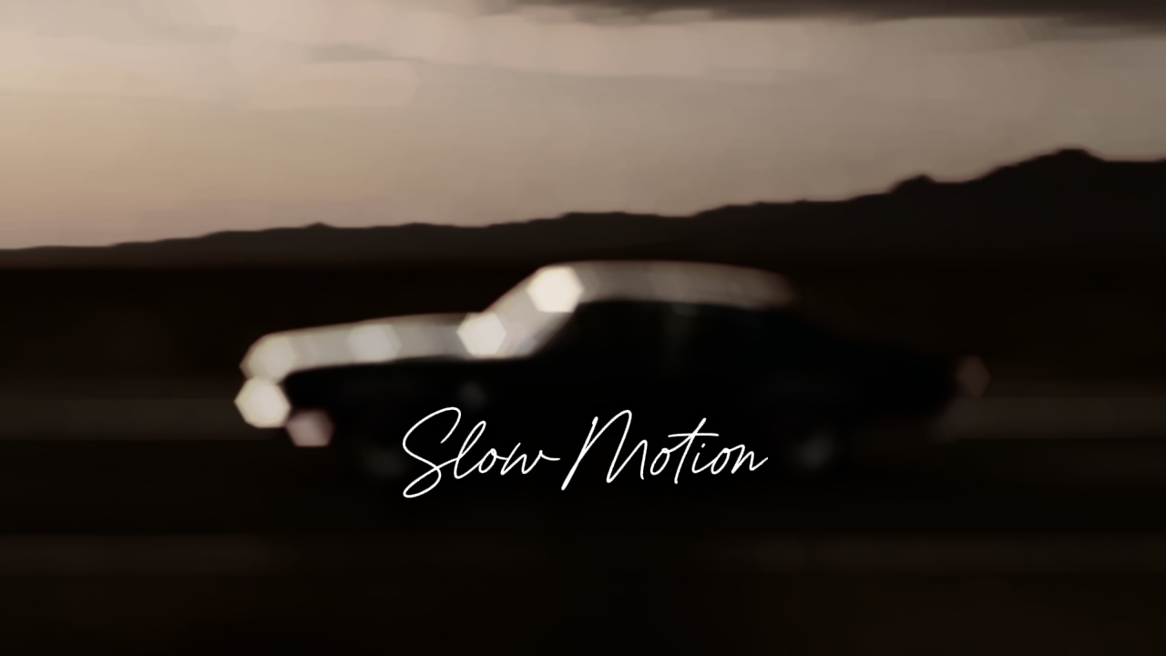 Slowmo Landschaftsauto