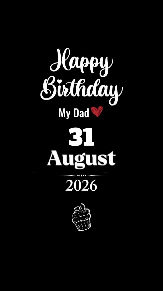 ULANG TAHUN AYAH 31 AUG