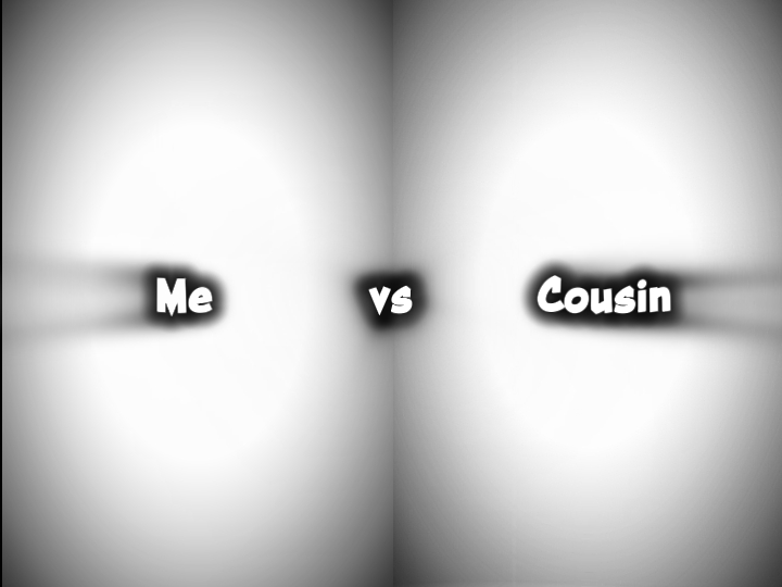 cousin & me