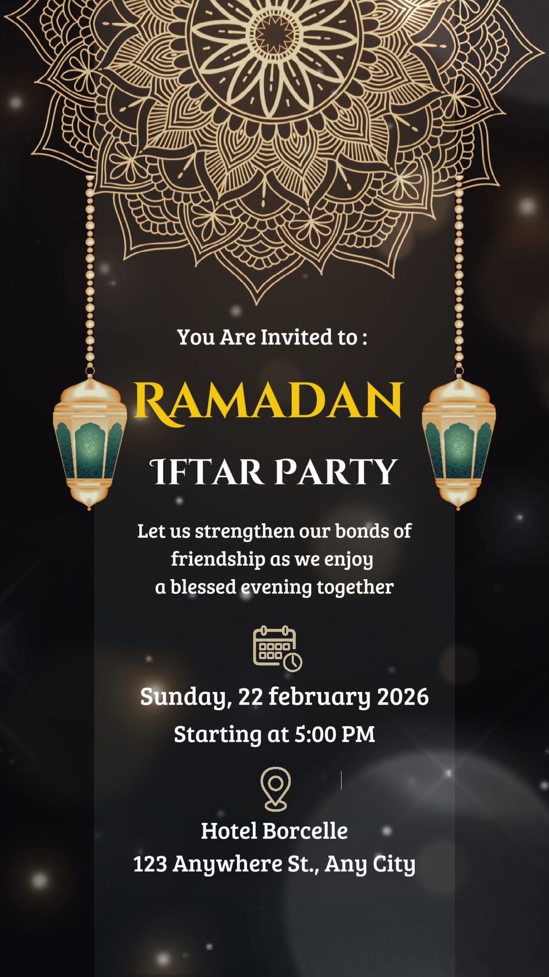 undangan pesta buka puasa